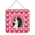 Micasa Cavalier Spaniel Valentines Love And Hearts Aluminium Metal Wall Or Door Hanging Prints MI712920